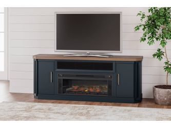 Landocken Brown & Blue  83" TV Stand