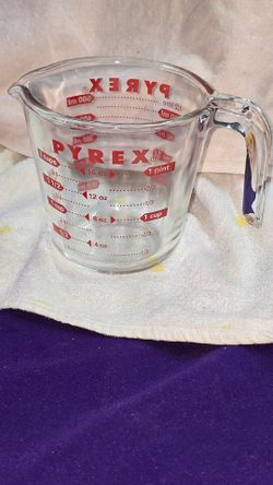 PYREX 2 Cups 1 Pint 500 mL Glass Measuring Cup Made in USA CR5P077