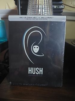 Hush 4k ultra HD +Blu-ray steelbook