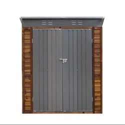 3*5FT Iron-Wood Combination Tool Shed – A Perfect Blend of Nature and Functionality