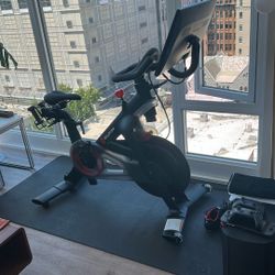 Peloton with Equipments and Supplies