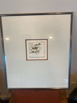 Alexander Befelein Signed Water Color Etching 108/120 Augsburg-Perlach