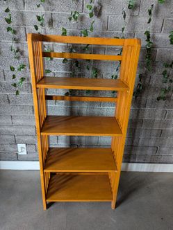 Foldable Wooden Bookcase - Must go ASAP