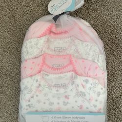 Newborn Shortsleeve Bodysuits 