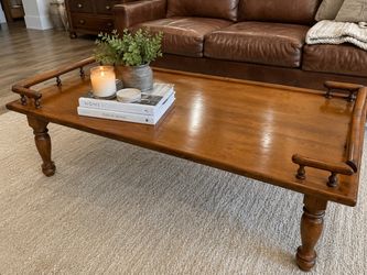 Vintage Wood Butler’s Tray / Coffee Table