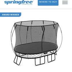 Spring free trampoline 8x11’