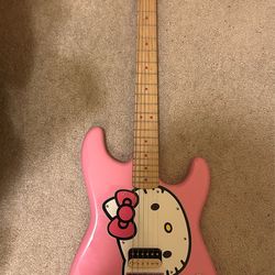 OBO | Hello Kitty Squier Stratocaster