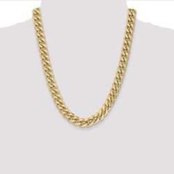 11MM 14K Cuban 22 Inches BC158-22