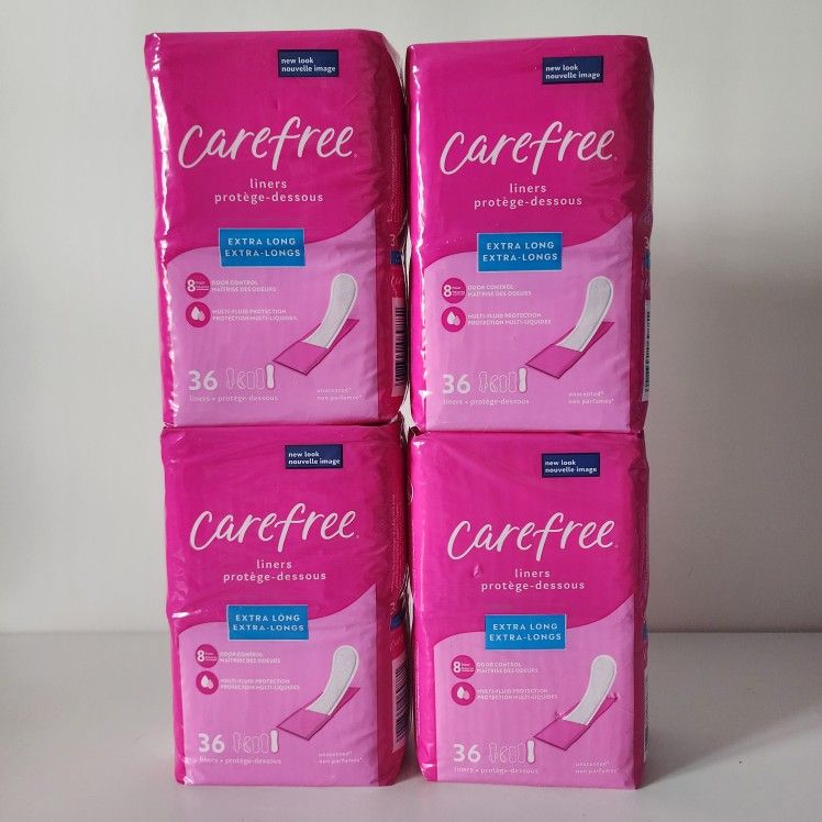 4 Carefree Liners 36 Ct