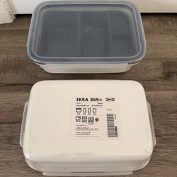 2 IKEA 365+ Airtight lunch box with inserts 