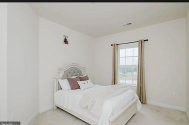 Full-size bed with mattresses