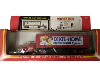 Hartoy Inc. Winn-dixie Model No. 6 Die Cast Metal 1 64 Scale Red Other Collectible