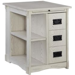 Brand New Powell Mission Side End Table Coffee  (White) – Still in Box