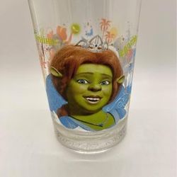 Shrek The Third Fiona Glass McDonald’s Collector’s Glass Far Far Away