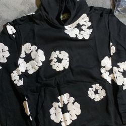 Black Demin Tears Hoodie 