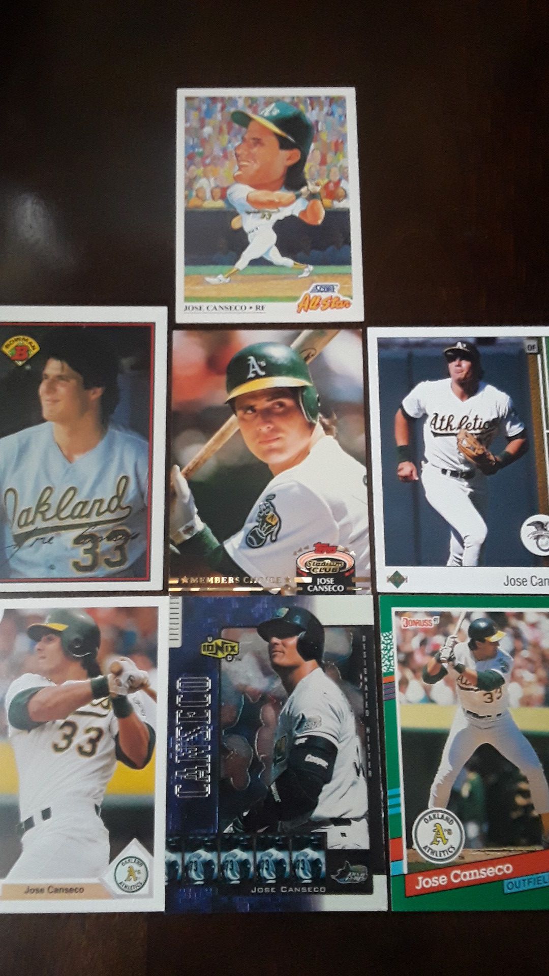 Jose canseco cards