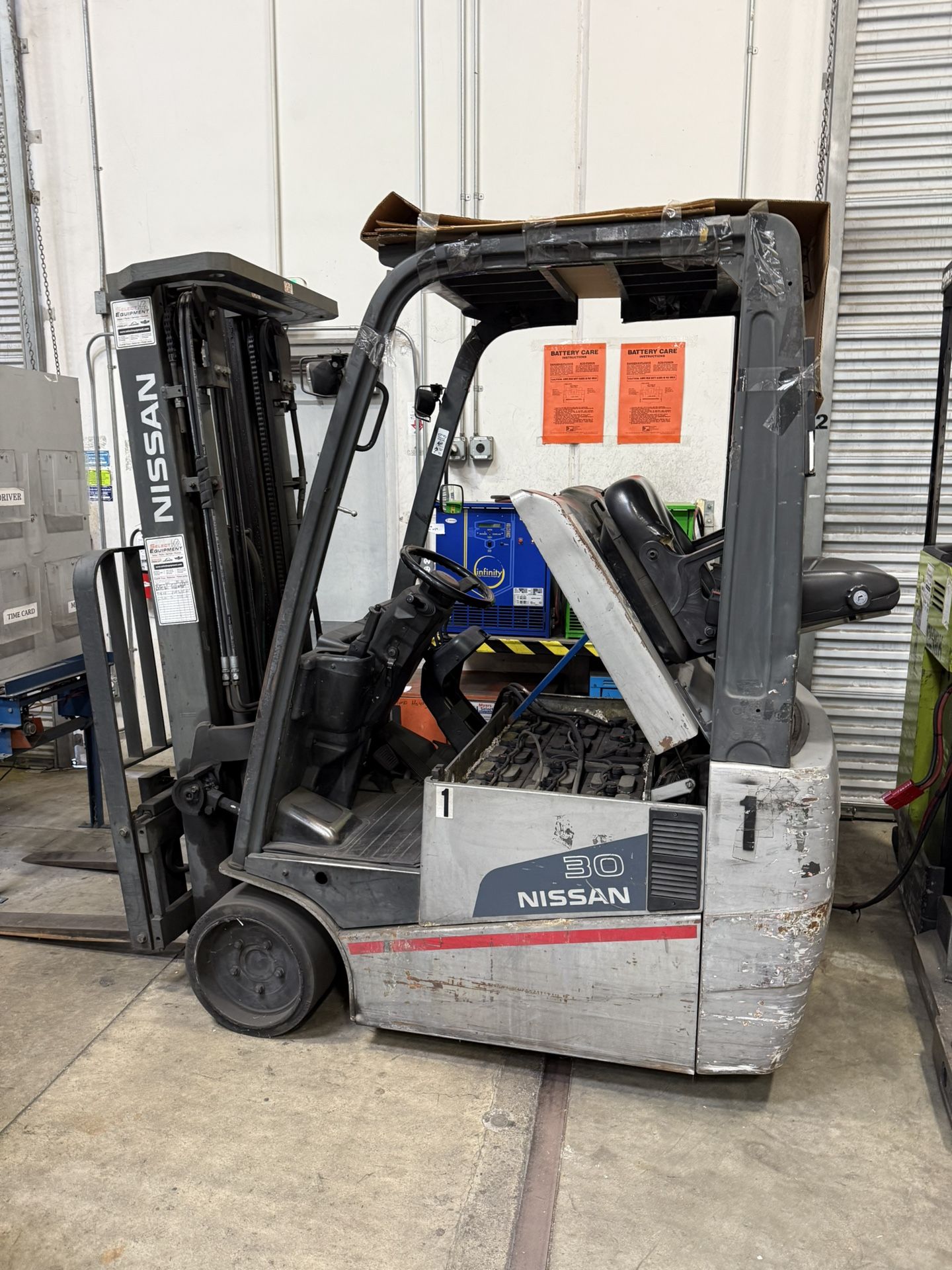 Electric Nissan forklift