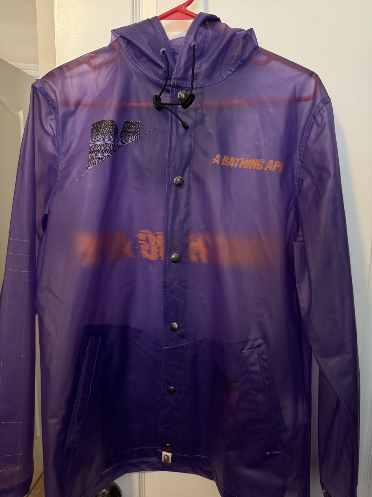 RAIN JACKET VINTAGE LOGO/ PURPLE