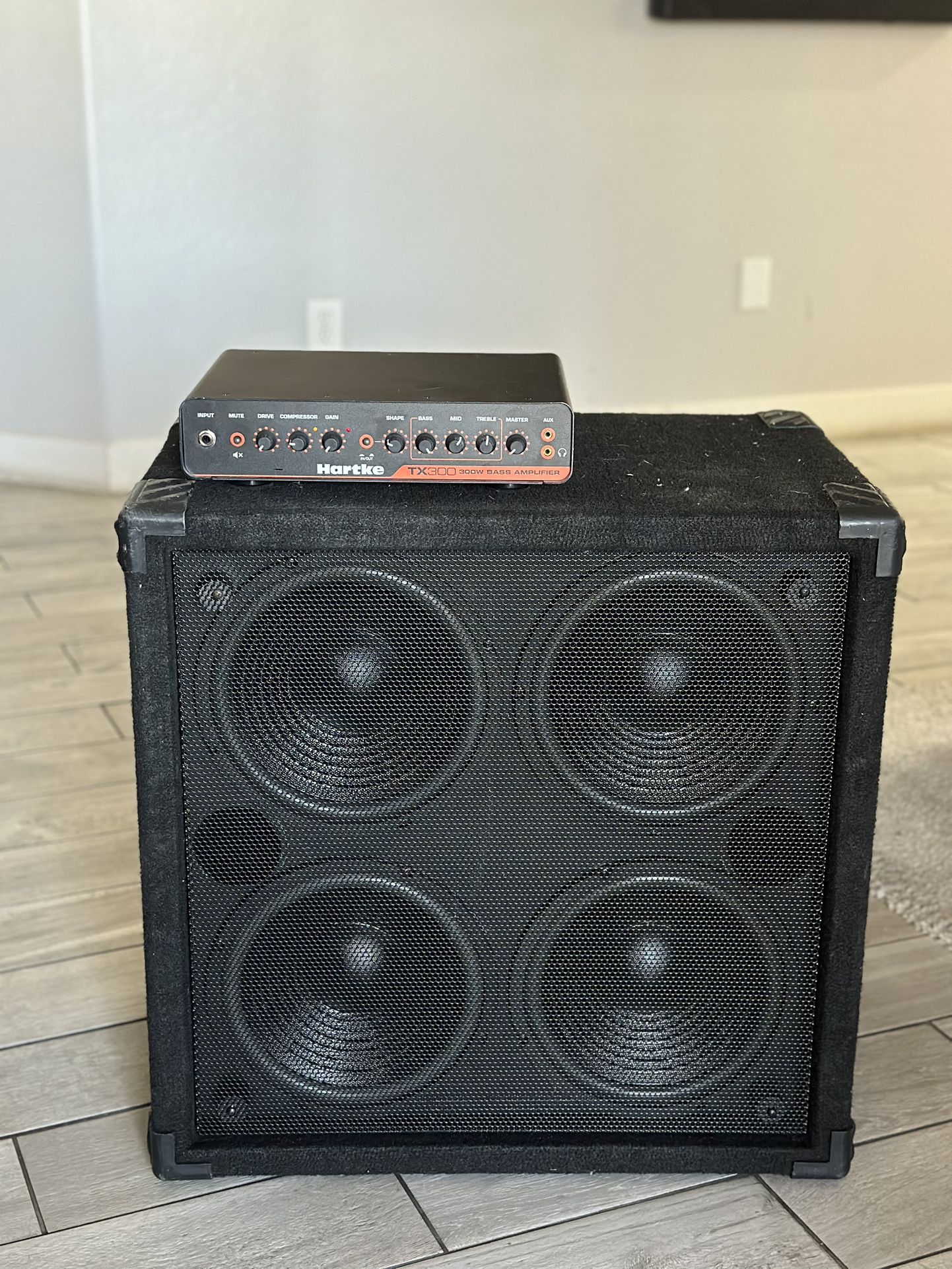 Hartke TX300 Amplifier With Bass Cabinet 