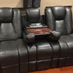 Movie room recliners