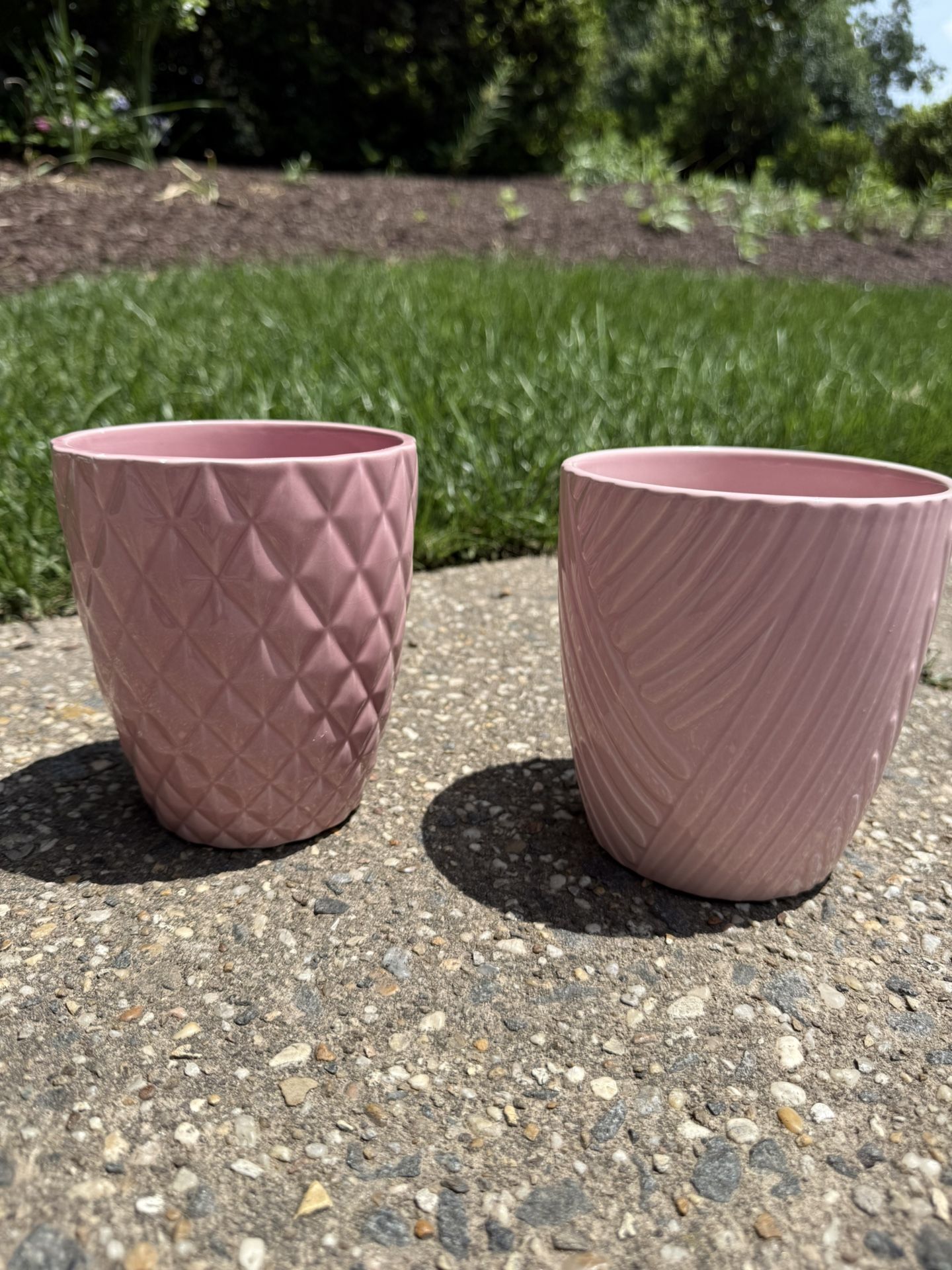 Pink Ceramic Pots