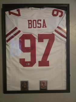 Nick Bosa Autographed Jersey