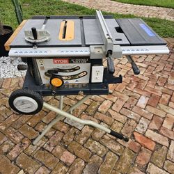 Table Saw Ryobi Portable 10" 