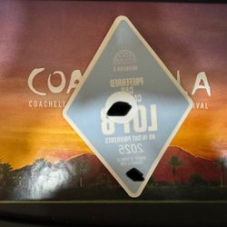 Coachella W2 Preferred Camping Pass 
