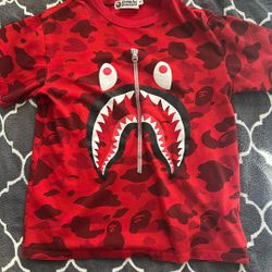 Red bape shirt