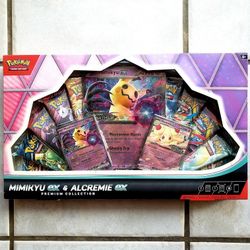 Pokemon Mimikyu ex & Alcremie Premium Collection Destined Rivals