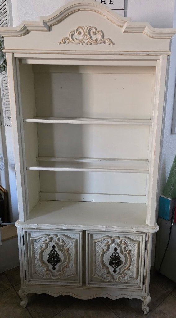 French Provencial Style Hutch 