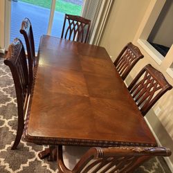 Table And Six Chairs 