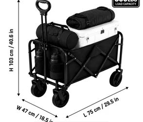 Wagon plegable carrito para camping
