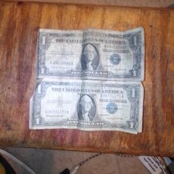 Silver Certificate $1 Bills I'm Trying To Get Around And See Bucks