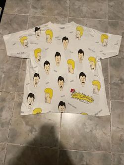 Stanley DeSantis MTV Beavis & Butt-Head VTG 1990s Graphic T-Shirt AOP XL