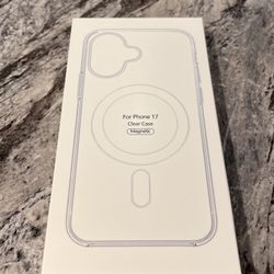 New iPhone 17 Clear Silicone Magnetic Case