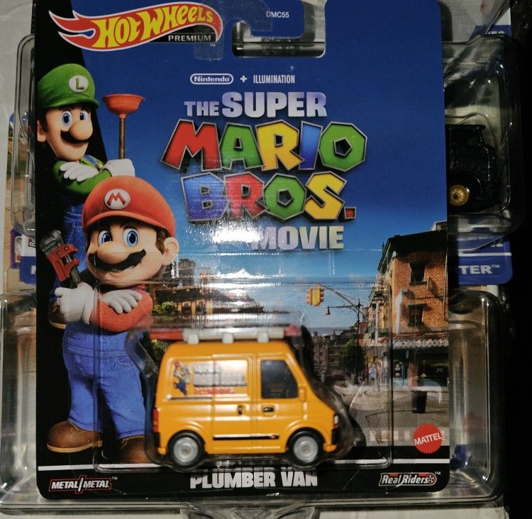Hot Wheels SUPER MARIO BROS PLUMBER VAN
