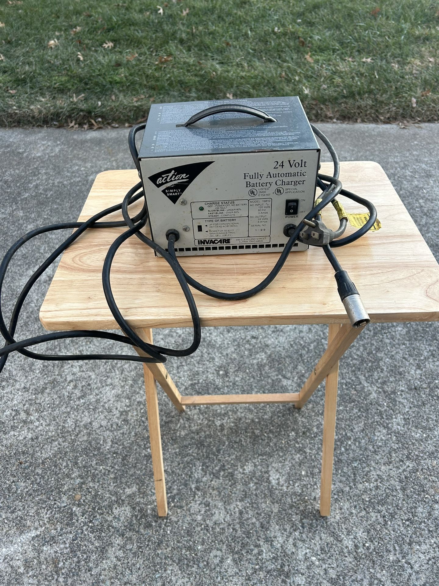 Heavy Duty Motorized Wheelchair Charger
