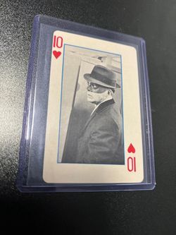 1966 Green Hornet Playing Cards Bruce Lee - 10 Of Hearts