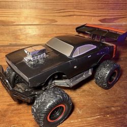 Jada Fast & Furious R/C Car 1970 Dom’s Dodge Charger 4x4 NO REMOTE Big Wheels RC