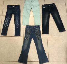 Girl’s Jeans and color pants size 6 - Justice, Circo...