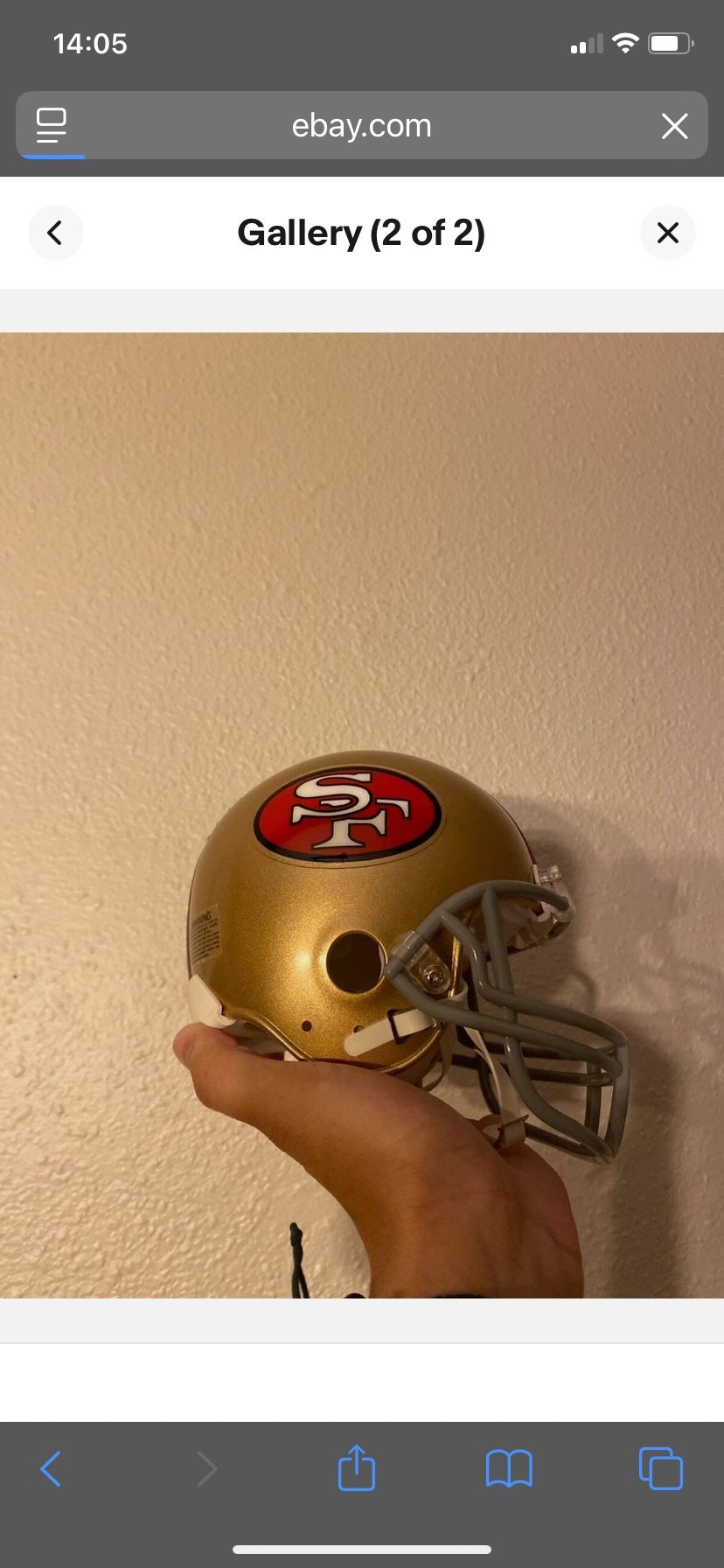 Autographed Steve Young mini