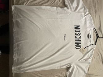 Moschino Milano White Logo T-Shirt