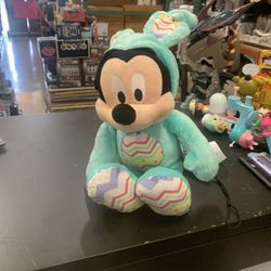 Brand New! Mickey Mouse Plush Easter Bunny 19'' Disney Store, New with Tags