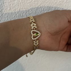 San Juditas Heart Bracelet 
