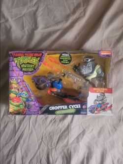 TMNT Mayhem Choper Cycle Rocksteady