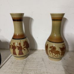 Crackle Glazed Vases