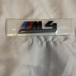 BMW M4 COMPETITION TRUNK EMBLEM