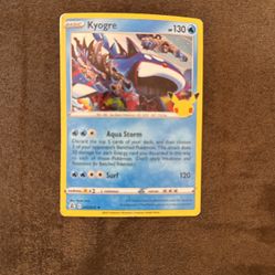 Kyogre Hp 130 3 Pokemon Card