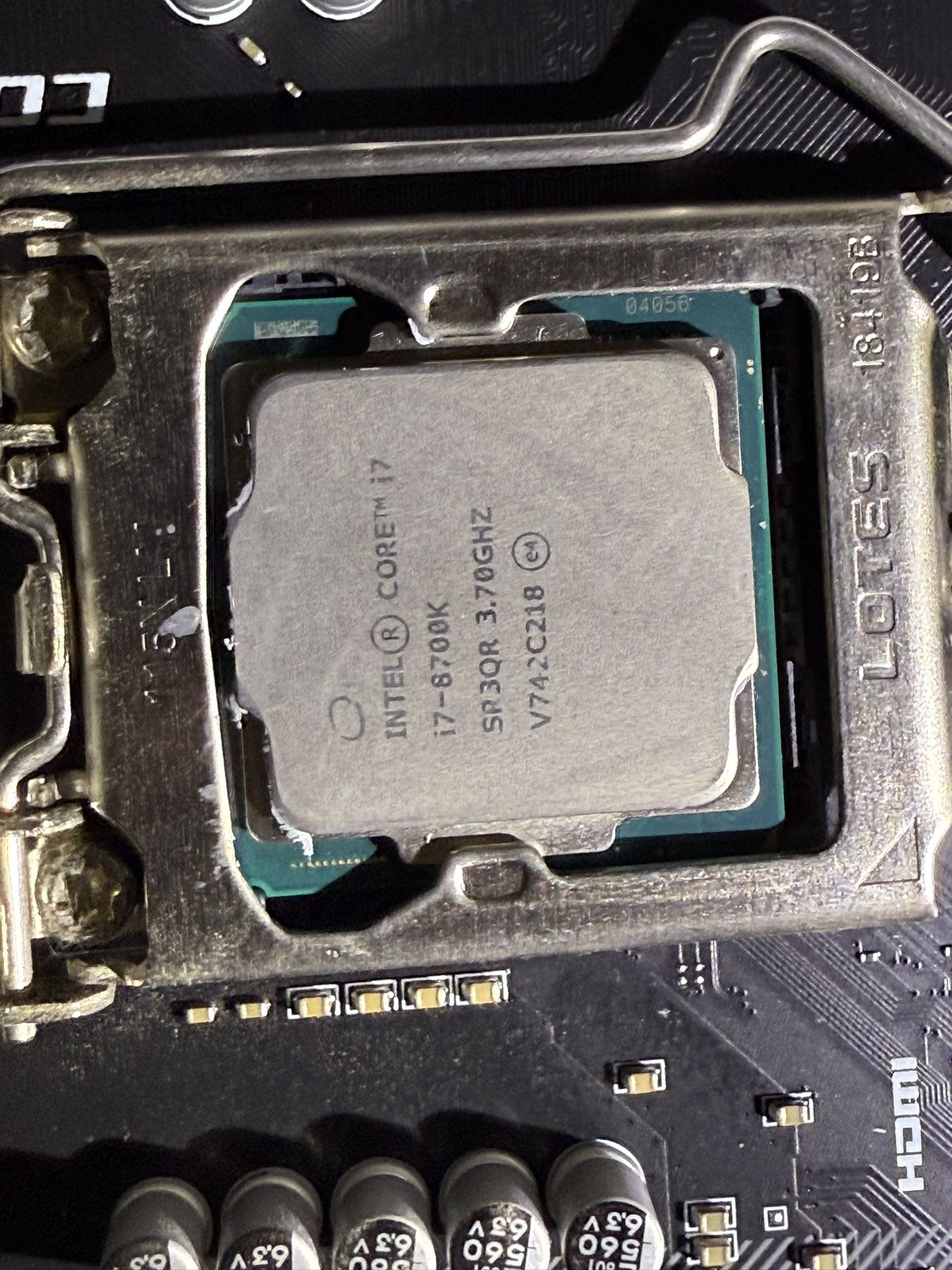 Intel i7-8700K + B360M Gaming Combo